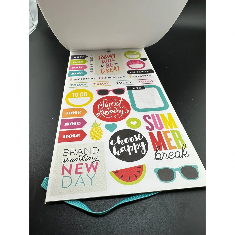 Erin Condren‎ The Happy Planner Seasonal Sticker Book 1557 pieces 90% complete